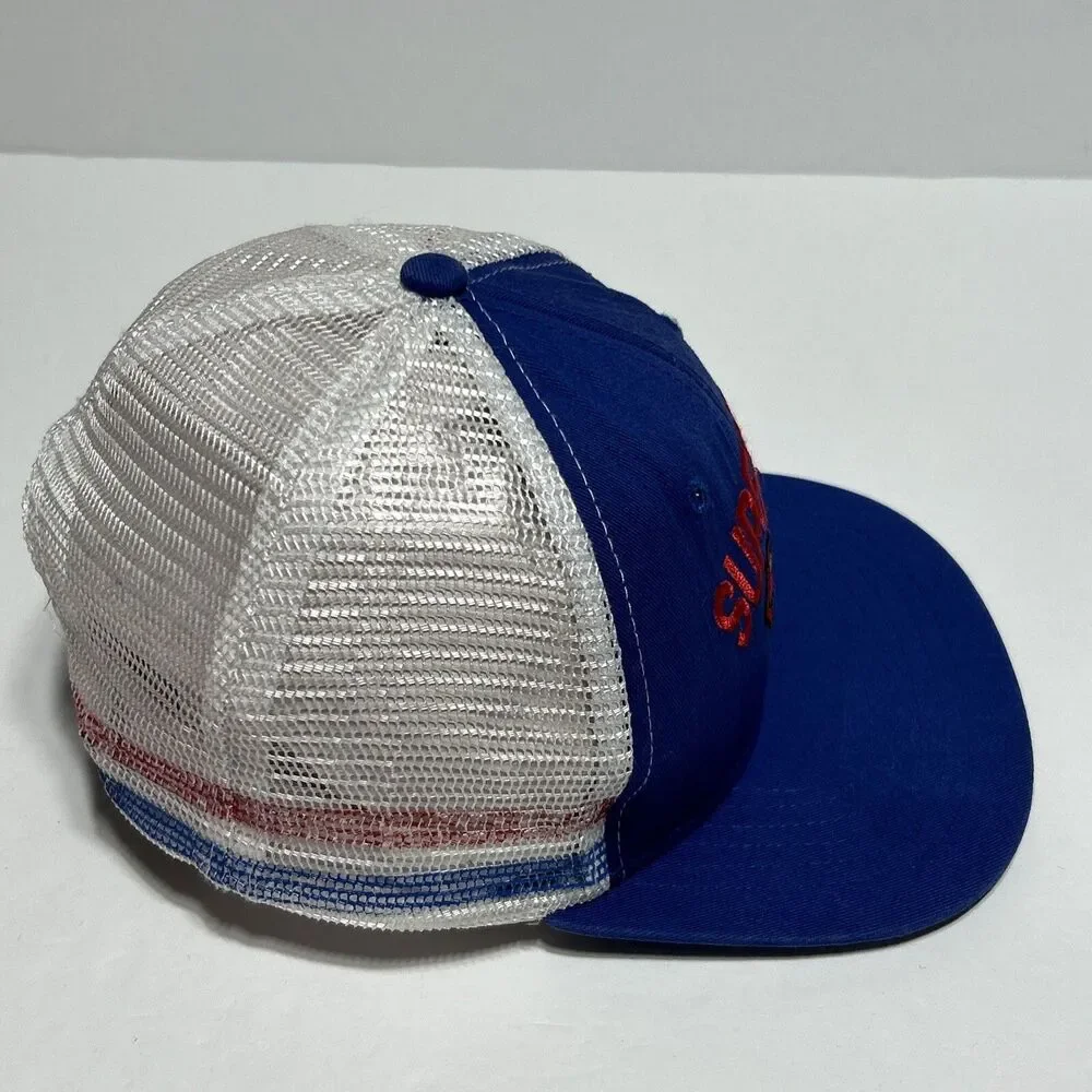 Superman Six Flags Youth Hat Snapback Embroidered Adjustable Ball Cap Baseball